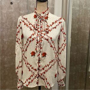 Pinko  rose print Women's blouse, US2